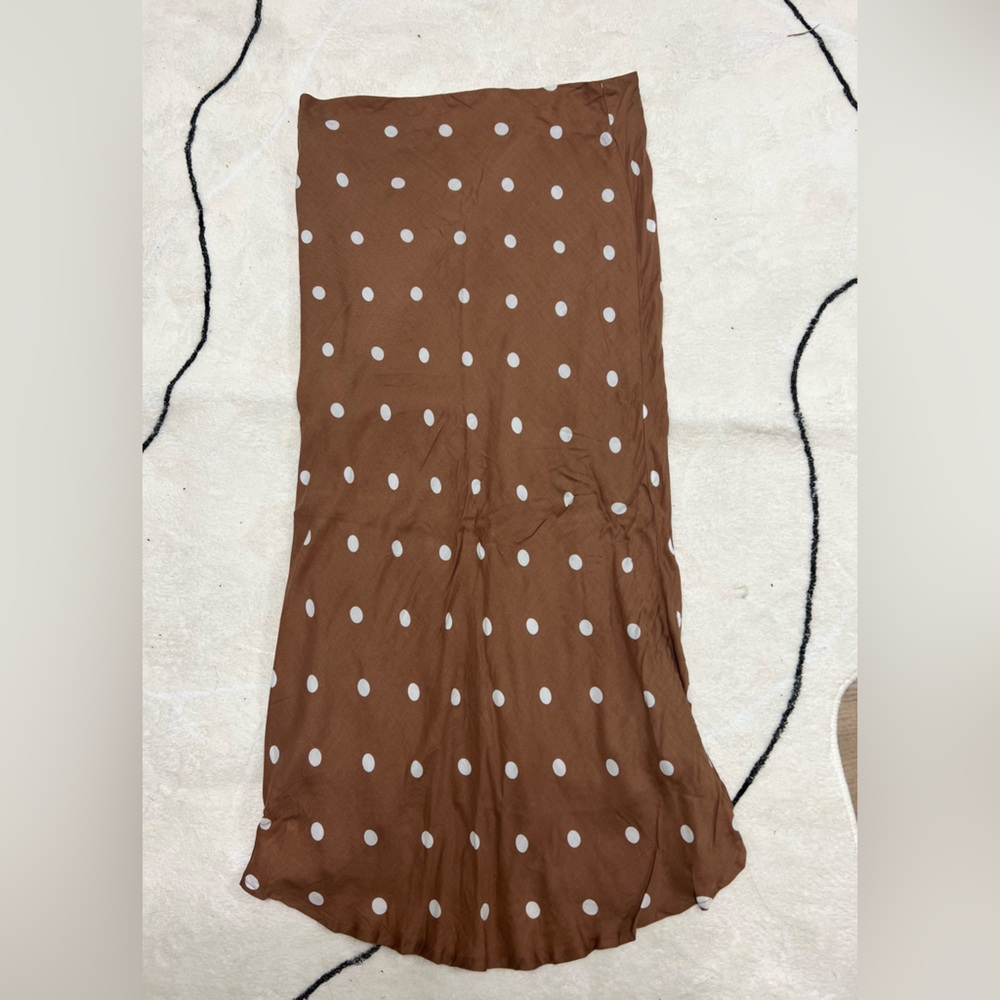 Dee Elly Brown Polka Dot Mermaid skirt